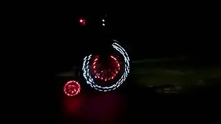 Veteran-Cycle Club video archive - Matchlit ride Halloween lightshow