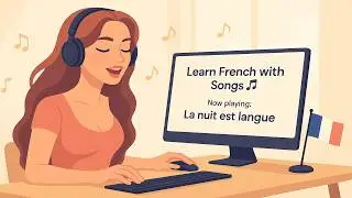 Learn French Fast with the Song La nuit est longue 🎵 (Lyrics + Meaning Explained)