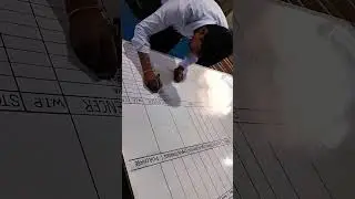 outline line graph making on white board with permanent marker in Company 😃😃 #shorts #sketch #art