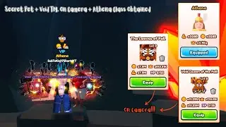 👀Hatching The New Secret Pet & Void Triple Moon On Camera👀 + Athena Class In Saber Simulator Roblox