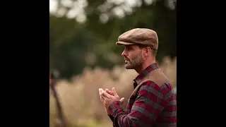 Brown Herringbone Wool Newsboy Cap - Cotswold Country Hats