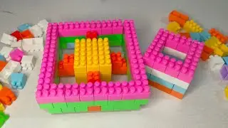 Satisfying DIY Blocks Shatkona/ ASMR/ Building Blocks/ Blocks Game/ building blocks fun.