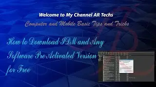 How to Download IDM and any other software Preactivated version for free
