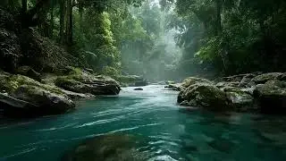 LIVE &bull; Calm Study Night River ASMR 🌙 Soft Flowing Water for Focus, Study & Relaxation (No Music)