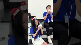 Intern say Hello To Cute Angela || Halo Angela Cover [ Internship 101] #shorts