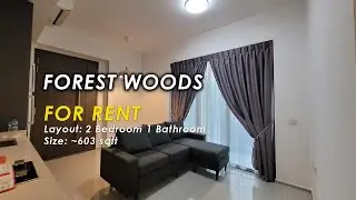 Forest Woods 森涛苑 | Layout: 2 Bedroom 1 Bathroom | Size: 603 sqft