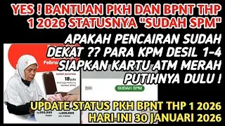 YES❗️BANTUAN PKH BPNT THP 1 2026 STATUSNYA 
