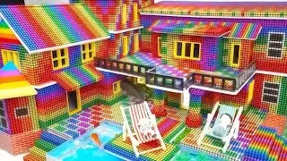 BUBBLE BALL SWIMMING POOL AND FISH HOUSE 🏡/HOUSE MAKING 