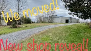 We moved to a new state! New shop reveal and update!