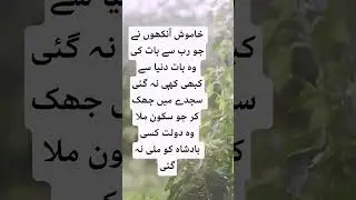 Sukoon Sirf sajday main hai #aestheticislamic #quotes