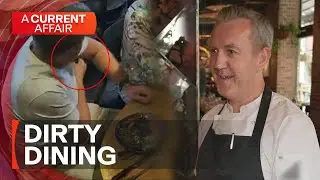 CCTV shows diner plant armpit hair on meal to avoid hefty bill | A Current Affair