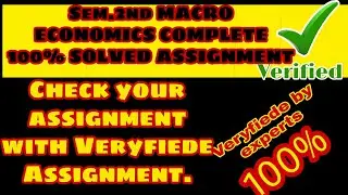 SOL SOLVED ASSIGNMENT ECONOMICS 2020 |NCEWEB| semester2nd| B.A&B.COM |MACRO ECONOMICS