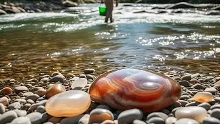 NATUREZA E MUITA ÁGATA. A felicidade é encontrar essas linhas na PEDRA que nos fascinam.