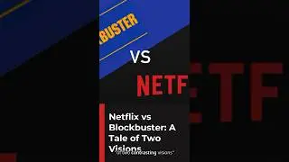 Netflix vs. Blockbuster: The battle that shaped the future of video rentals.#Netflix #Blockbuster