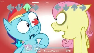 FNF VS Fluttershy 🎵 Elements Of Insanity Animation Shed Songs But Different Cha