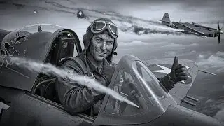 Немецкие пилоты смеялись над P-47 Thunderbolt, пока восемь его 50-мм бомбардировщиков не обрушили...