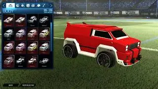PAINTED MERC SHOWCASE (with White) | MERC OP!! | Rocket League