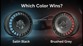 We Put Two Different Wheels on Cybertruck  - Public Chooses the Winner!