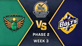 SMITE Pro League Phase 2 Week 3 Solar Scarabs Vs Olympus Bolts