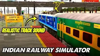New🔥 indian railway train simulator game | Ayodhya To Lucknow | Indian Train Simulator gameplay 