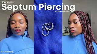Changing My Septum Piercing w/ a Forcep