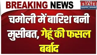 Weather Update: Chamoli में बारिश बनी मुसीबत, Snowfall के बाद गेहूं की फसल बर्बाद | Breaking News