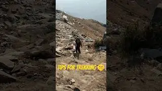 Mountains:1, Me:0#trekkingvlog #funnyshorts #trekshorts #himachaltrek #bloopersandlaughs #viral #yt
