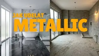 EPOXY ART- Jak udělat METALICKOU podlahu?