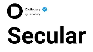 Secular Meaning In English
