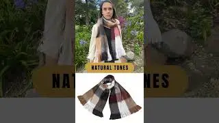 Cozy Fancy Alpaca patchwork scarves #scarves #patchwork #fashionstyle #fashionaccessories #cozy