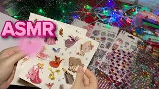 ASMR| Мурашечно украшаем блокнот💕Закрываем новогоднюю страницу💕#asmr #sleep #relax #asmrsounds 