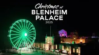 Christmas at Blenheim Palace 2025 By Drone | Oxfordshire | My Christmas Trails