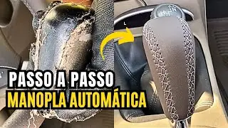 Como fazer o revestimento na manopla autom&aacute;tica - Hilux Sw4 