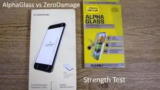 OtterBox AlphaGlass vs ZeroDamage&reg; iPhone 7 Tempered Glass