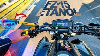 Coloquei Etanol na FZ15 e NÃO ACREDITEI no que ACONTECEU!