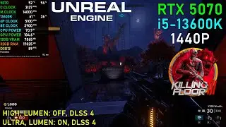 Killing Floor 3: RTX 5070 OC | Ultra, Lumen, DLSS 4 - 1440P [UE 5]