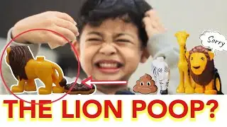 SKYDEAN MAIN LEGO | RACE CAR & LION STORY #learnwithskydean #lego #thelionking #fyp