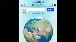Everyday Globle Capitals 248! Guess the Mystery Capital! #geography #worldcapitals #spoileralert