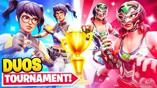 I Hosted a DUOS Tournament for $100 in Fortnite... (sweatiest tournament yet)