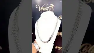 18K White Gold 10mm / 170g / 20&rdquo; Cuban Link Chain