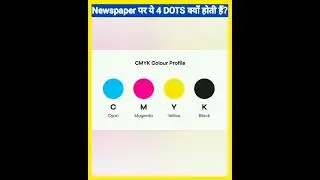 NEWSPAPER पर ये 4 DOTS क्यों होती हैं? #shorts #youtubeshorts #facts