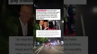 Ted Lasso star Anthony Head's partner dies aged 61: Animal rights activist Sarah ... #celebrity