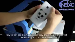 Small size UV printer directly print on plastic phone case