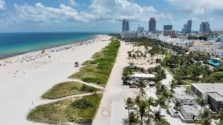 Miami South Beach Drone Aerial View DJI Mavic Air