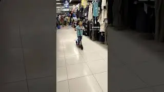 Scooter 🛴 ride at Decathlon