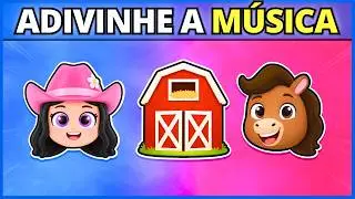 🔊🎵🐤 ADIVINHE A MÚSICA INFANTIL COM EMOJIS  | de quem é a voz? #quiz #buuquiz
