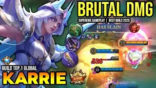 KARRIE BEST BUILD 2025 | BUILD TOP 1 GLOBAL KARRIE GAMEPLAY | MOBILE LEGENDS✓