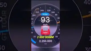 TESLA C БЕЗУМНЫМ ПРОБЕГОМ!  #auto #авто #автомобили #shorts  #short #tesla