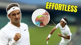 The Science Behind Roger Federer's CLEAN Serve Technique (Pro Analysis)