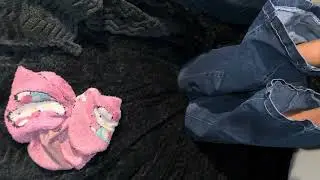 Gf soles sock removal tease (FULL VIDEO DOWN BELOW! We are taking requests! Read bio for more info!)